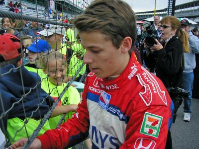 Marco Andretti - Signing Autographs