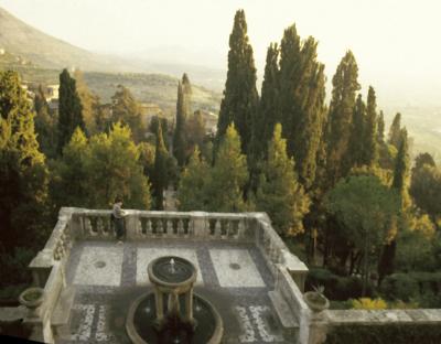 Terrace-view, Villa D'Este, Tivoli