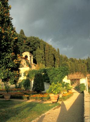Terrace light, Villa Medici, Fiesolli