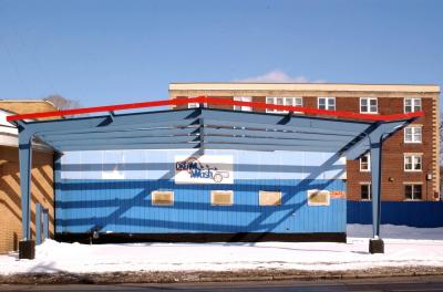 Clean blue frame, Syracuse