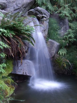 Charleson Park waterfall - normal colour