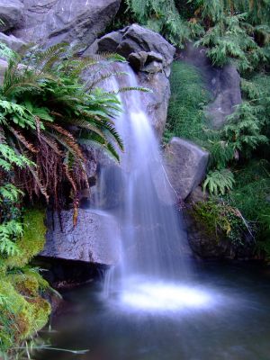 Charleson Park waterfall - chrome colour
