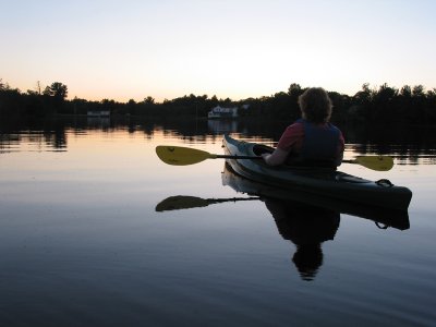 Sun Set Kayaker Original