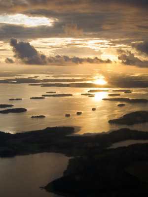 Sunset over Lake Mlaren