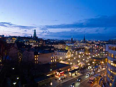 View from Katarinahissen