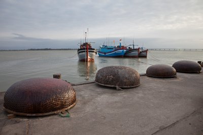 Small fishing boats