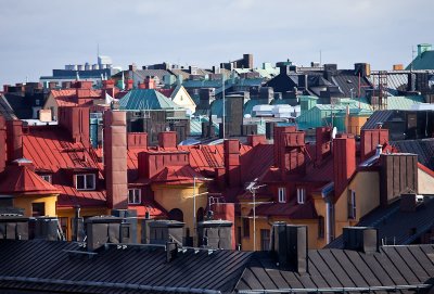 Colored roof tops