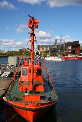 Very orange boat