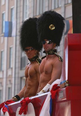 August 5: Guards at the Stockholm Pride Festivals