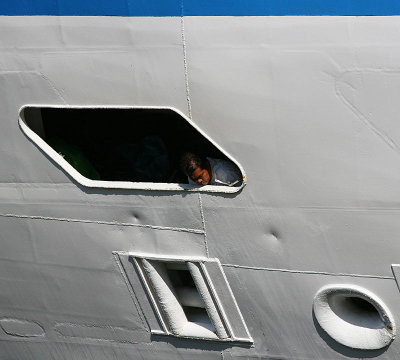 August 6: Leaving the dock