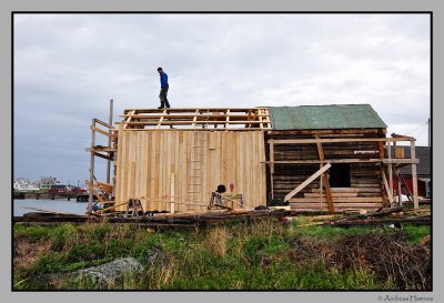 Restoration of a fishing hut