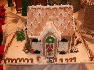 Gingerbread house at the Marriott