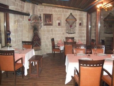 Goreme: This is Local Restaurant.  We enjoyed a table near the fire.