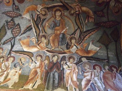 Goreme: We had to pay extra to go into the Dark Church, but it had some of the best frescoes.