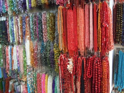 Bead shop in the bazaar