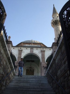 Mosque at the center of the bazaar