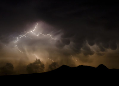 Desert Lightning Storm