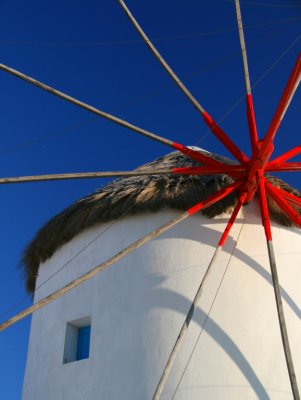 Windmill in Mykonos, Greece