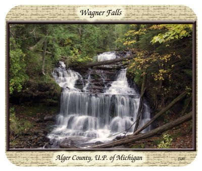 Wagner Falls (framed)