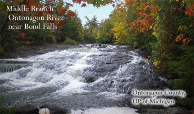 Bond Falls Cascades