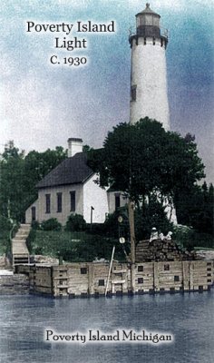 Poverty Island Light c.1930