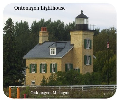 Ontonagon Lighthouse mouse pad