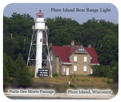 Plum Island Rear Range Light    mouse pad