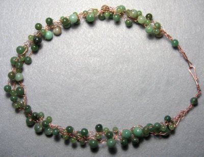 aventurine and copper necklace 071411.jpg