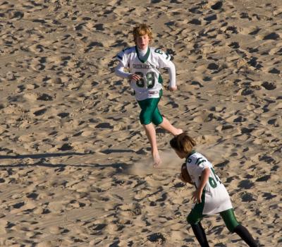 Beach football