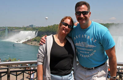 Joann and Me overlooking the American Falls