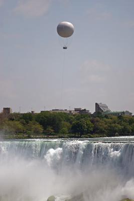 Hot Air Balloon over American Falls