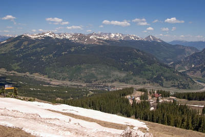 View from atop Copper Mountain