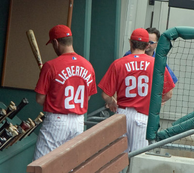 Chase Utley and Mike Lieberthal