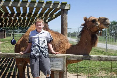 Casey with Happy Camel