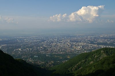 View of Sofia from Vitosha