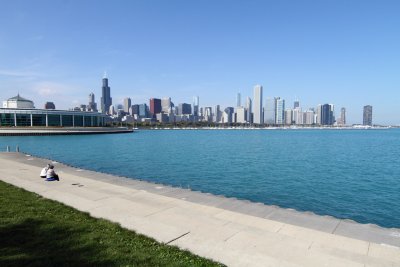 Sunny Fall Day in Chicago