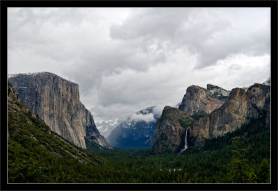 Overcast Clouds Above Yosemite Valley