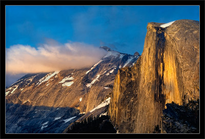 Half Dome & Cloud's Rest at Sunset