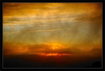 Filtered & Fiery Diablo Sunset