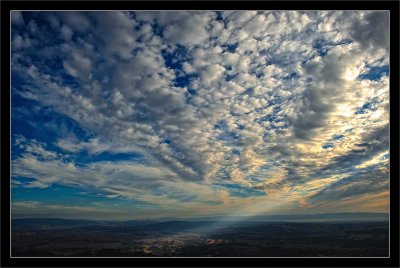 Clouds and Rays Over Amador Valley