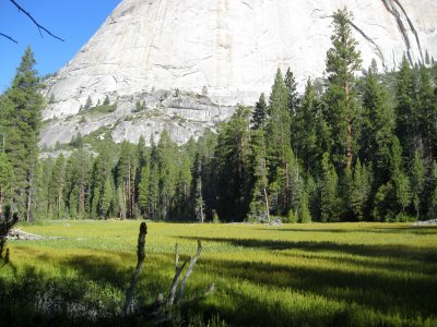 lost lake and southwest base of half dome