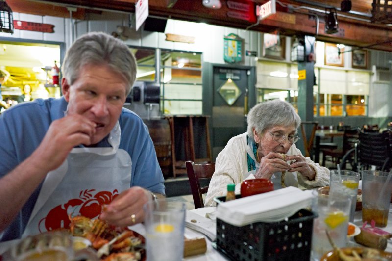 Dave & Mom at Rustic Inn