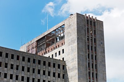 Main Building being prepared for demolition 2
