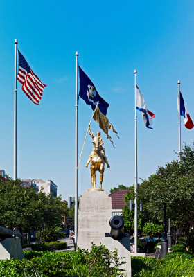 Joan of Arc statue French Market