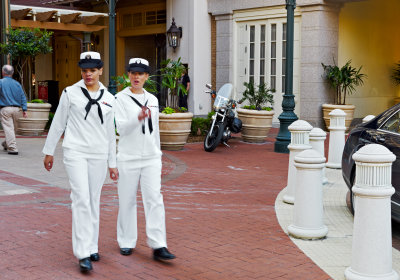 Sailors on Fulton Navy Week