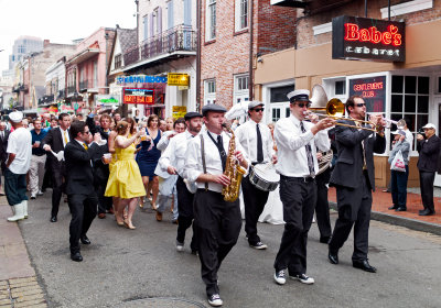 wedding procession Bourbon Street 01