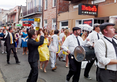 wedding procession Bourbon Street 02