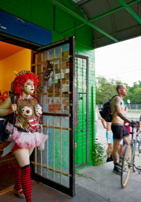 Super Happy Fun Land World Naked Bike Ride Olivia in mufti