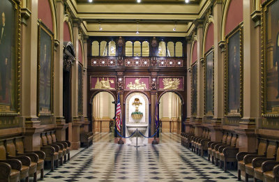 Masonic Temple entrance hallway 01