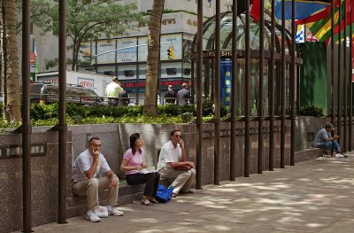 Rockefeller Center lunch al fresco 01